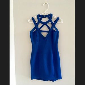 Tobi blue bodycon dress